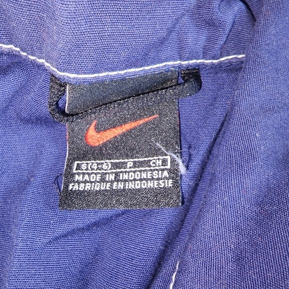 Vintage Women's Nike Jacket Lightweight Blue Sz Small 90's Y2K Retro Streetwear - Picture 5 of 8